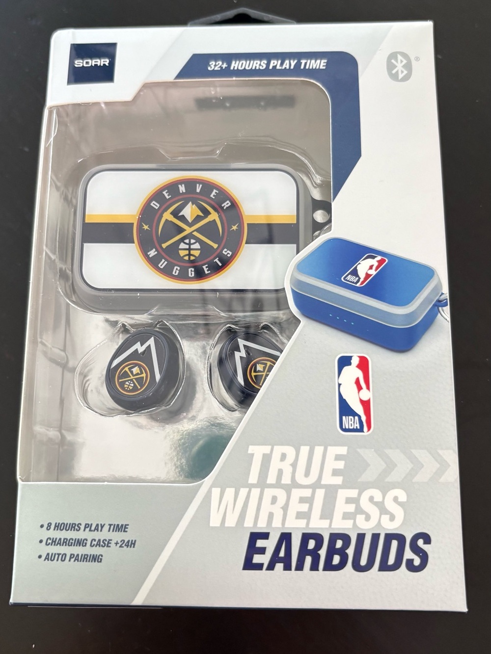 Denver Nuggets True Wireless Earbuds - Black/Gold